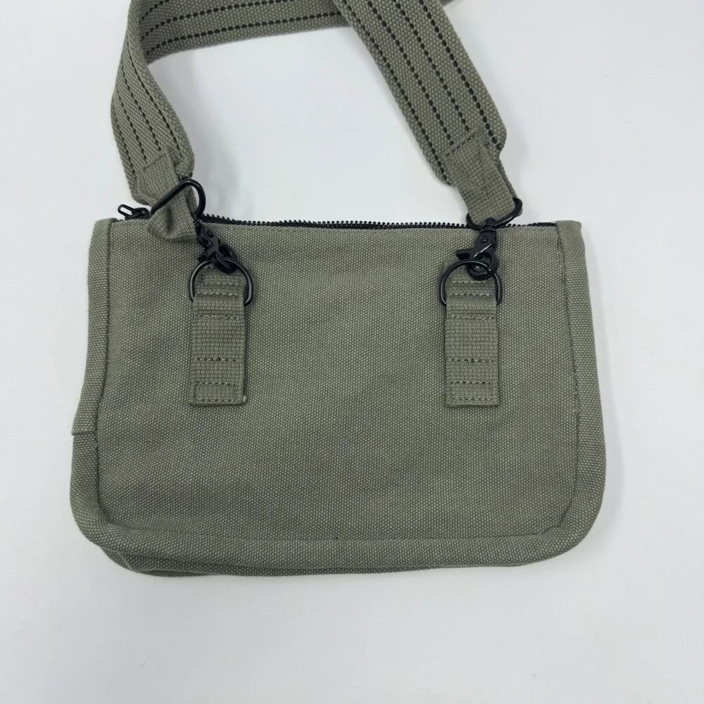 The Particulars Nice Pack Mini‎ Cross Body Canvas Bag Light Green
